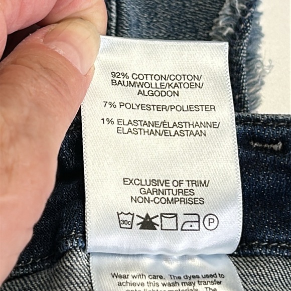 SILVER JEANS FATIGUE DEEP POCKETS POWER STRETCH DISTRESSED HEM SHORTS SZ 29 - Picture 10 of 13